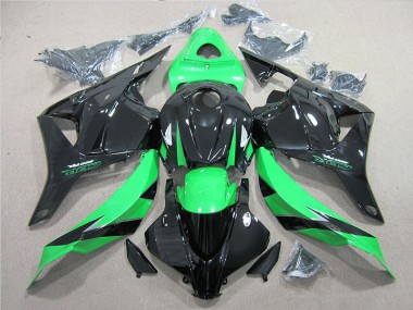 09-12 Black Green CBR600RR Motorcycle Fairings