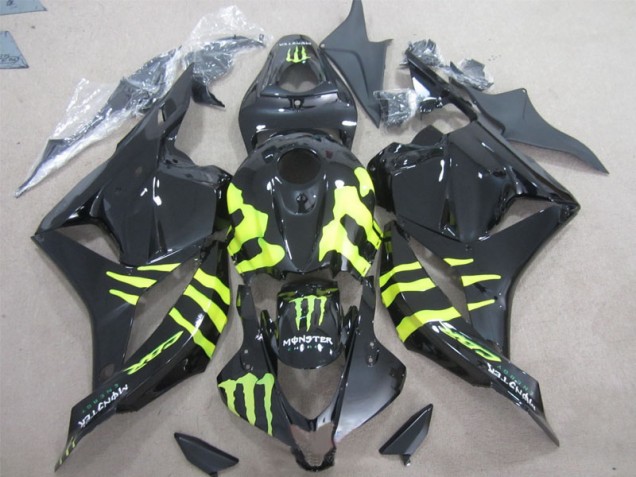 09-12 Black Green Monster CBR600RR Motorcycle Fairings 09-12 Black Green Monster CBR600RR Motorcycle Fairings