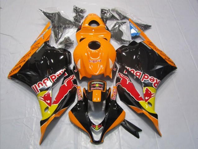 09-12 Black Orange Red Bull CBR600RR Motorcycle Fairings 09-12 Black Orange Red Bull CBR600RR Motorcycle Fairings