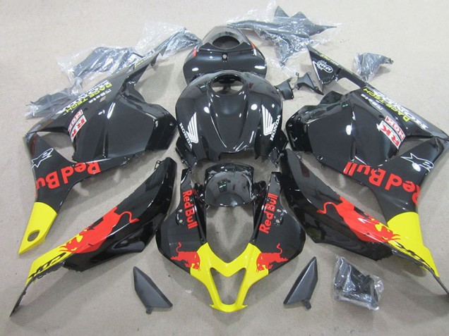 09-12 Black Red Bull CBR600RR Motorcycle Fairing 09-12 Black Red Bull CBR600RR Motorcycle Fairing