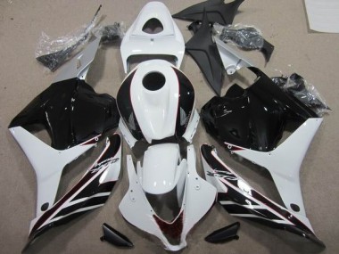 09-12 Black White CBR600RR Full Motorcycle Fairing Kits