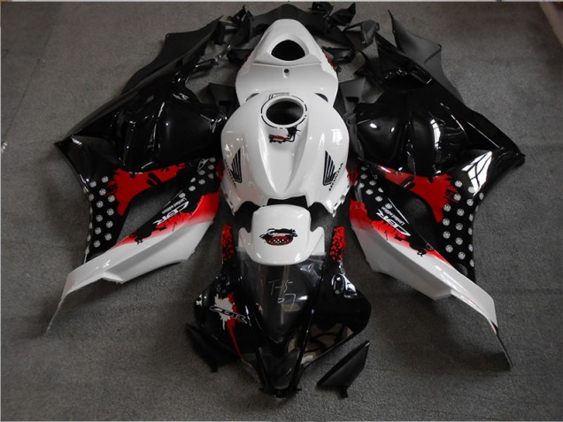 09-12 Black White Red CBR600RR Motorcycle Fairings 09-12 Black White Red CBR600RR Motorcycle Fairings
