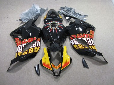 09-12 Black Yellow CBR600RR Motorcycle Fairings