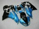 09-12 Blue Black ZX6R Motorcycle Fairings 09-12 Blue Black ZX6R Motorcycle Fairings
