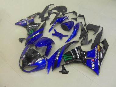 09-12 Blue Monster ZX6R Motorcycle Fairings