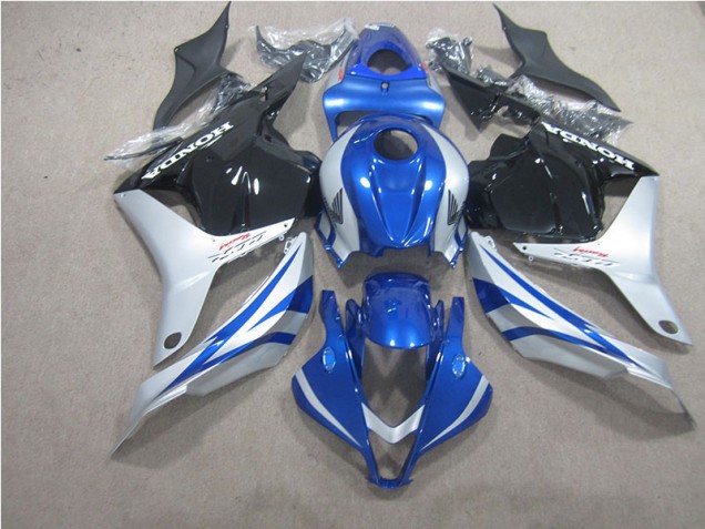 09-12 Blue Silver Black CBR600RR Motorcycle Fairings