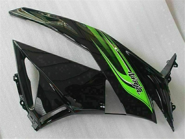 09-12 Green Black ZX6R Motorcycle Fairings 09-12 Green Black ZX6R Motorcycle Fairings