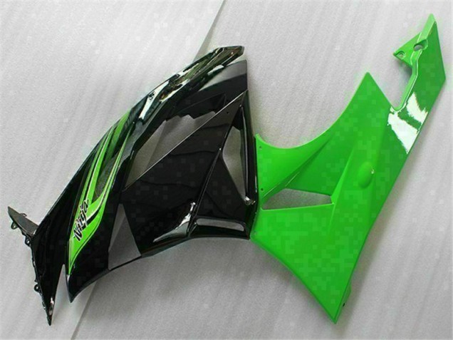 09-12 Green Black ZX6R Motorcycle Fairings 09-12 Green Black ZX6R Motorcycle Fairings