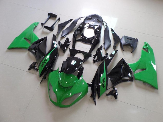 09-12 Green and Black ZX6R Motorcycle Fairings 09-12 Green and Black ZX6R Motorcycle Fairings