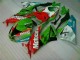 09-12 Red Green Motocard ZX6R Motorcycle Fairings