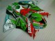 09-12 Red Green Motocard ZX6R Motorcycle Fairings