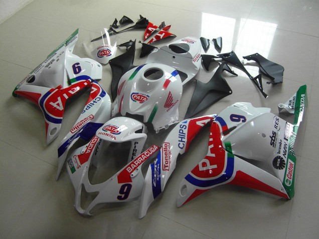 09-12 Red White Pata CBR600RR Motorcycle Fairings 09-12 Red White Pata CBR600RR Motorcycle Fairings