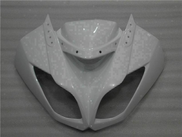 09-12 White Black Ninja ZX6R Motorcycle Fairings