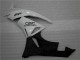 09-12 White Black Ninja ZX6R Motorcycle Fairings