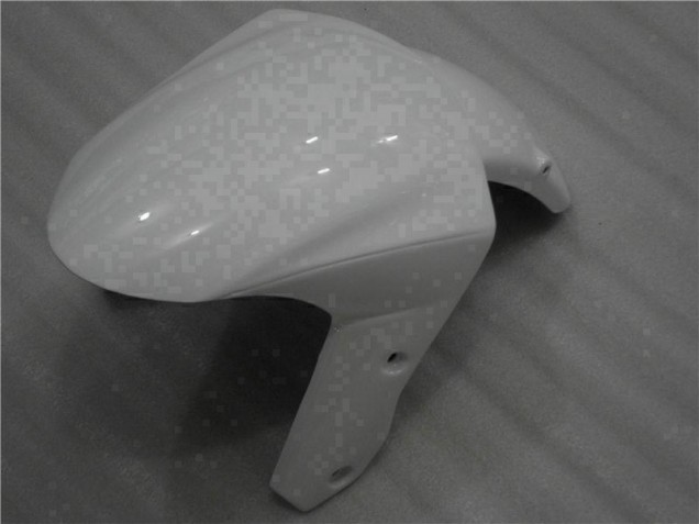 09-12 White Black Ninja ZX6R Motorcycle Fairings