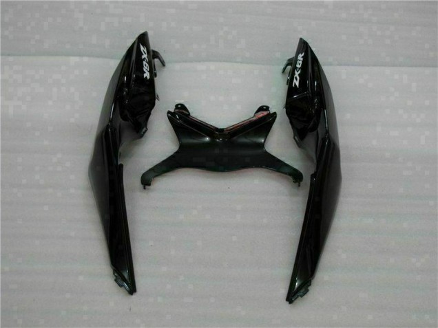 09-12 White Black ZX6R Motorcycle Fairing 09-12 White Black ZX6R Motorcycle Fairing