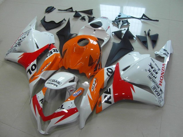 09-12 White New Repsol CBR600RR Motorcycle Fairings 09-12 White New Repsol CBR600RR Motorcycle Fairings