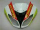 09-12 White Red H. Energy ZX6R Motorcycle Fairings 09-12 White Red H. Energy ZX6R Motorcycle Fairings