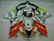 09-12 White Red H. Energy ZX6R Motorcycle Fairings 09-12 White Red H. Energy ZX6R Motorcycle Fairings