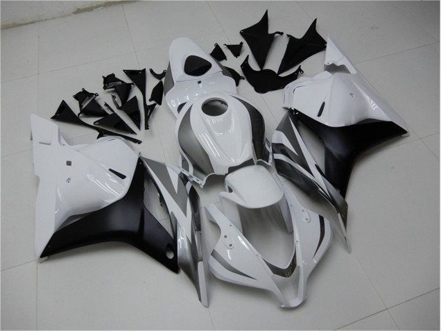 09-12 White Silver Black CBR600RR Motorcycle Fairings 09-12 White Silver Black CBR600RR Motorcycle Fairings