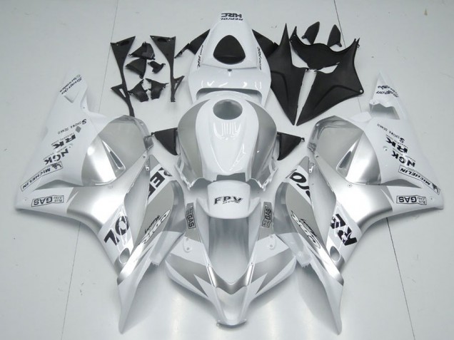 09-12 White Silver Repsol CBR600RR Motorcycle Fairings 09-12 White Silver Repsol CBR600RR Motorcycle Fairings