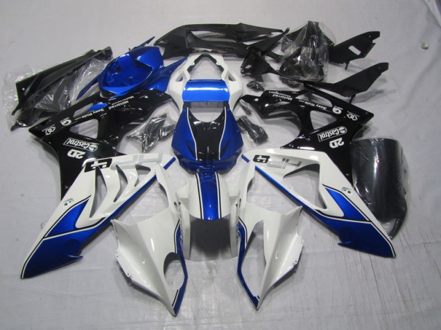 09-14 Blue White S1000RR Motorcycle Fairing