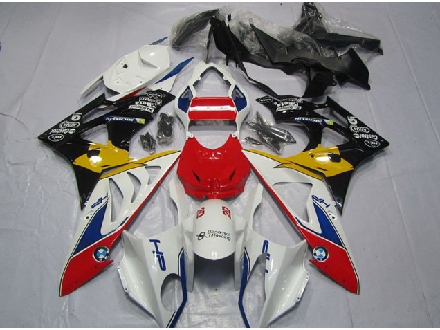 09-14 Red White Yellow S1000RR Motorcycle Fairings