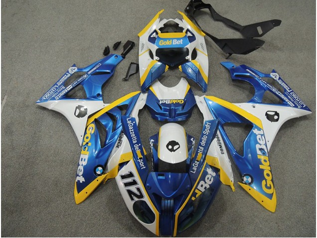 09-14 White Blue GoldBet 112 S1000RR Motorcycle Fairings 09-14 White Blue GoldBet 112 S1000RR Motorcycle Fairings