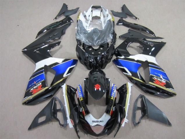 09-16 Black Blue Dark Dog GSXR 1000 Motorcycle Fairings 09-16 Black Blue Dark Dog GSXR 1000 Motorcycle Fairings
