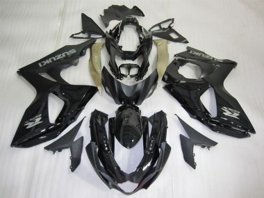 09-16 Black GSXR 1000 Full Motorcycle Fairing Kits