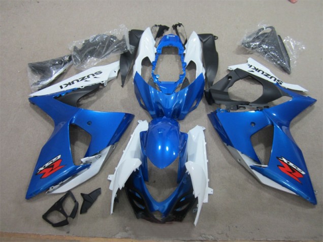 09-16 Blue White GSXR 1000 Full Motorcycle Fairing Kits 09-16 Blue White GSXR 1000 Full Motorcycle Fairing Kits