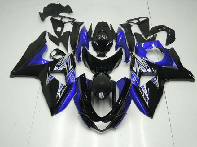 09-16 Blue and Black GSXR 1000 Motorcycle Fairings