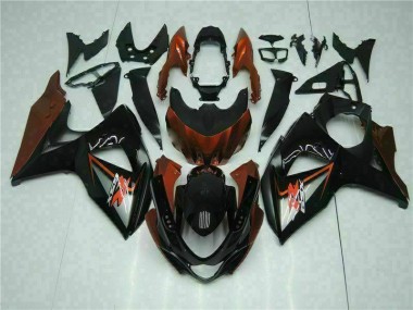 09-16 Brown Black GSXR 1000 Motorcycle Fairing