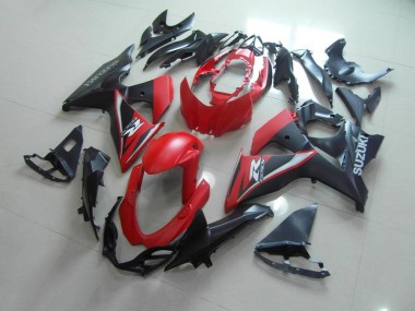 09-16 Matte Red Black GSXR 1000 Motorcycle Fairings