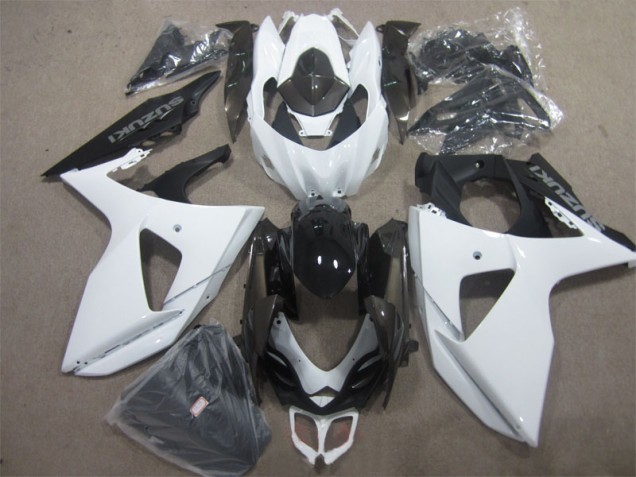 09-16 White Black GSXR 1000 Full Motorcycle Fairing Kits 09-16 White Black GSXR 1000 Full Motorcycle Fairing Kits