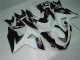 09-16 White Black GSXR 1000 Motorcycle Bodywork