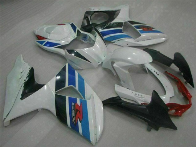 09-16 White GSXR 1000 Motorcycle Fairings 09-16 White GSXR 1000 Motorcycle Fairings