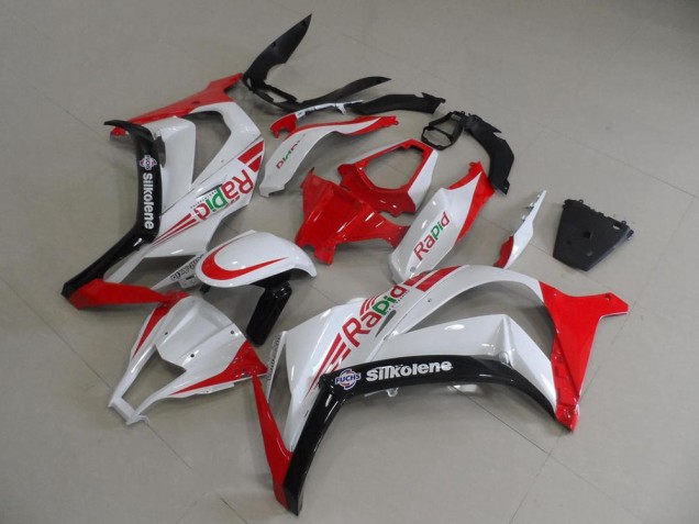 11-15 Red and White Rapid ZX10R Motorcycle Fairings 11-15 Red and White Rapid ZX10R Motorcycle Fairings