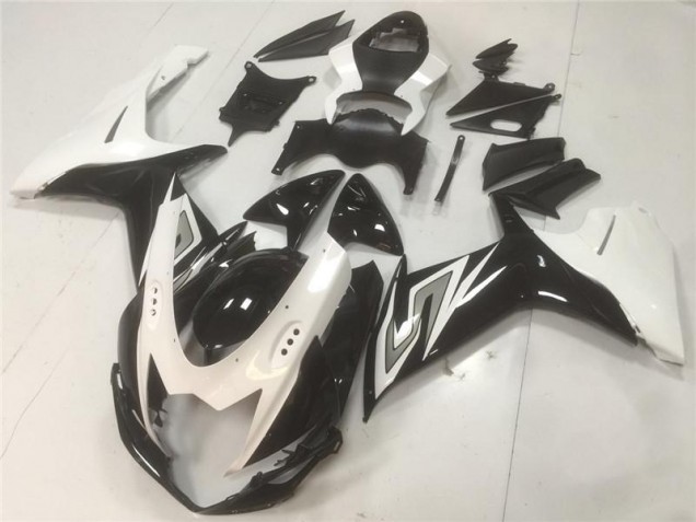 11-21 Black White GSXR 600/750 Motorcycle Fairing 11-21 Black White GSXR 600/750 Motorcycle Fairing