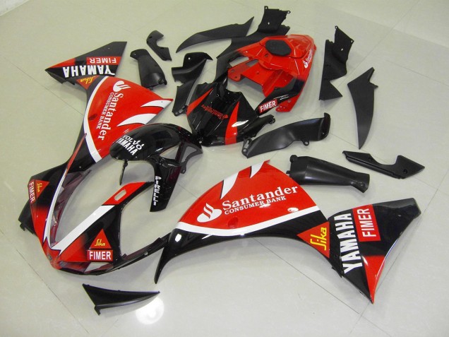 12-14 Red Black Santander YZF R1 Motorcycle Fairings 12-14 Red Black Santander YZF R1 Motorcycle Fairings