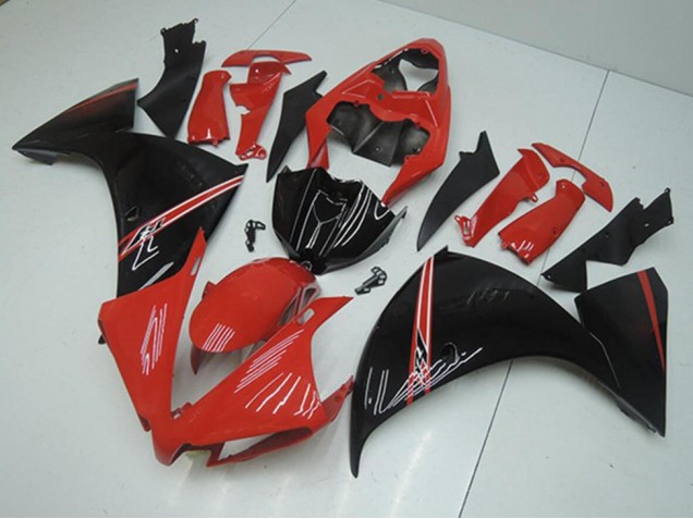 12-14 Red Black YZF R1 Motorcycle Fairings 12-14 Red Black YZF R1 Motorcycle Fairings