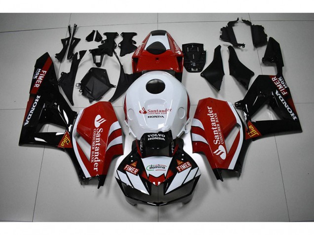 12-16 Black White Red Santander CBR1000RR Motorcycle Fairings 12-16 Black White Red Santander CBR1000RR Motorcycle Fairings
