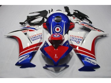 12-16 Blue Red Royal Air Force Reserves CBR1000RR Motorcycle Fairings