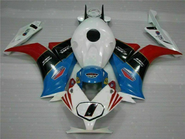 12-16 Blue White CBR1000RR Motorcycle Fairings