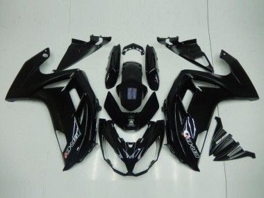 12-16 Glossy Black EX650 Motorcycle Fairings