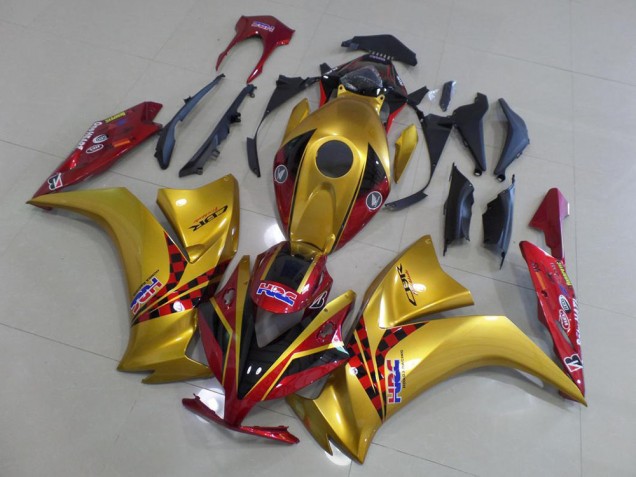 12-16 Gold and Dark Red CBR1000RR Motorcycle Fairings 12-16 Gold and Dark Red CBR1000RR Motorcycle Fairings