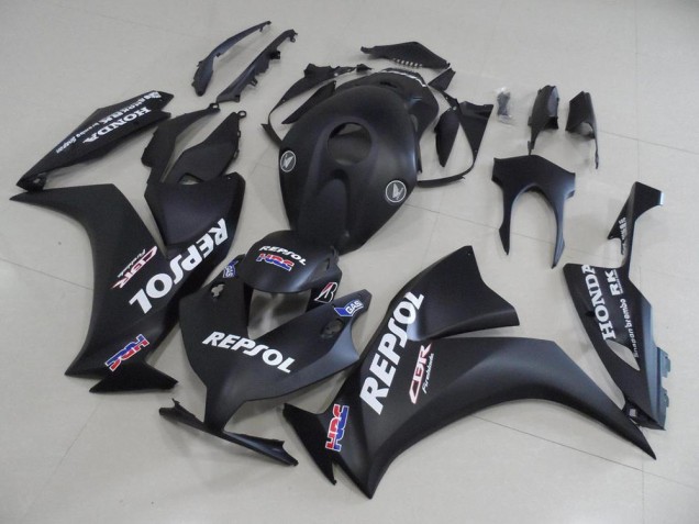 12-16 Matte Black Repsol CBR1000RR Motorcycle Fairings 12-16 Matte Black Repsol CBR1000RR Motorcycle Fairings