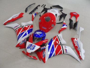 12-16 Red White Blue HRC 23 CBR1000RR Motorcycle Fairings