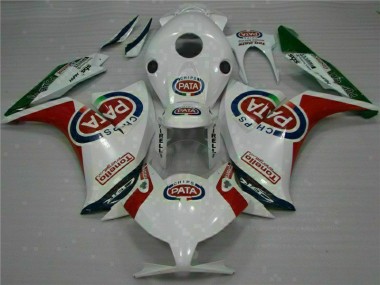 12-16 Red White PATA CBR1000RR Motorcycle Fairing