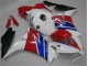 12-16 White Blue Red CBR1000RR Motorcycle Fairing 12-16 White Blue Red CBR1000RR Motorcycle Fairing